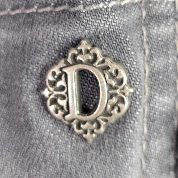 Democracy Jeans Skinny Ab Solution Flex Women's Size 8 Gray Mid Rise - Picture 7 of 11